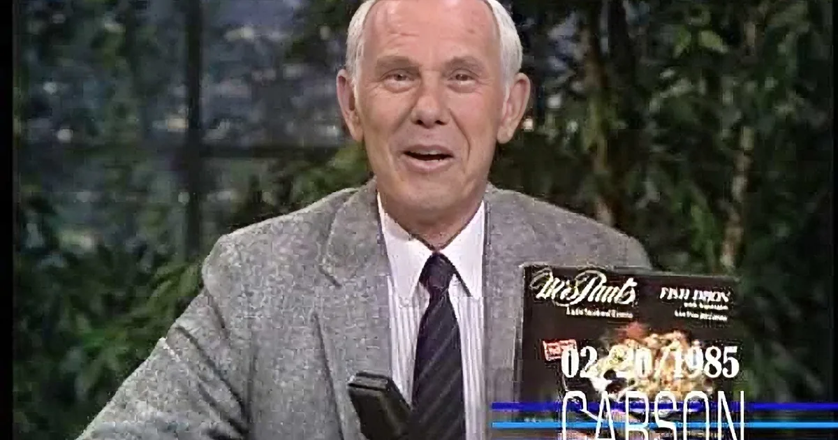 Johnny Carson Can't Hold Back His Laughter While Introducing His Newest Sponsor