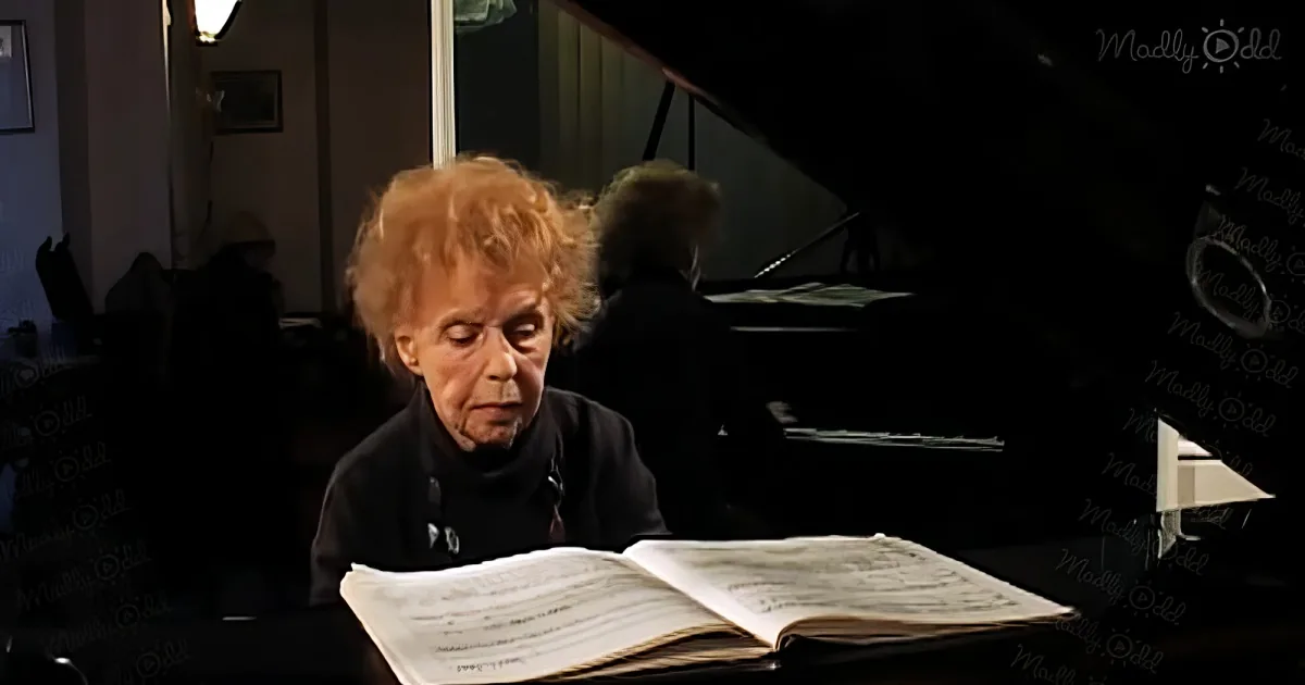 107-year-old woman playing piano