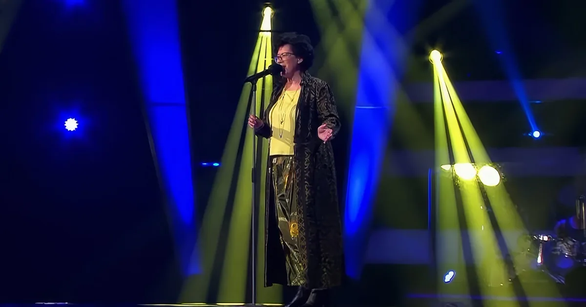 Patty Crawfurd on "The Voice Senior"