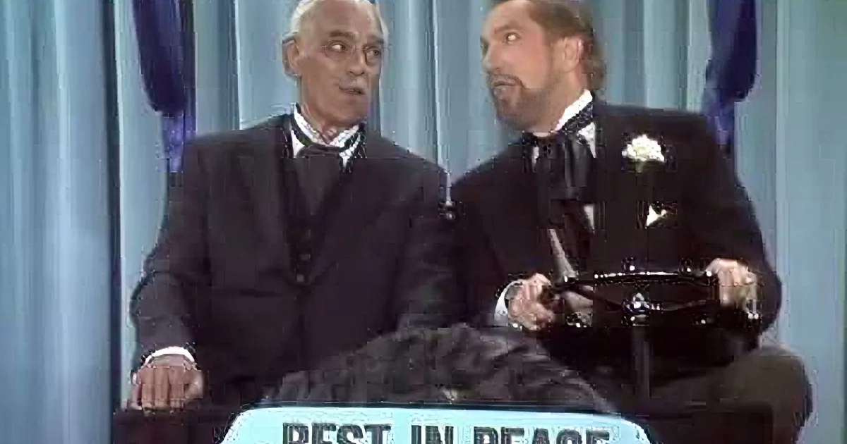 Boris Karloff and Vincent Price Perform 'The Two of Us' on the Red Skelton Hour in 1968