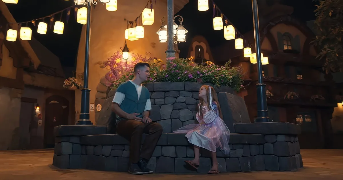 Claire Crosby singing Disney duet with her daddy