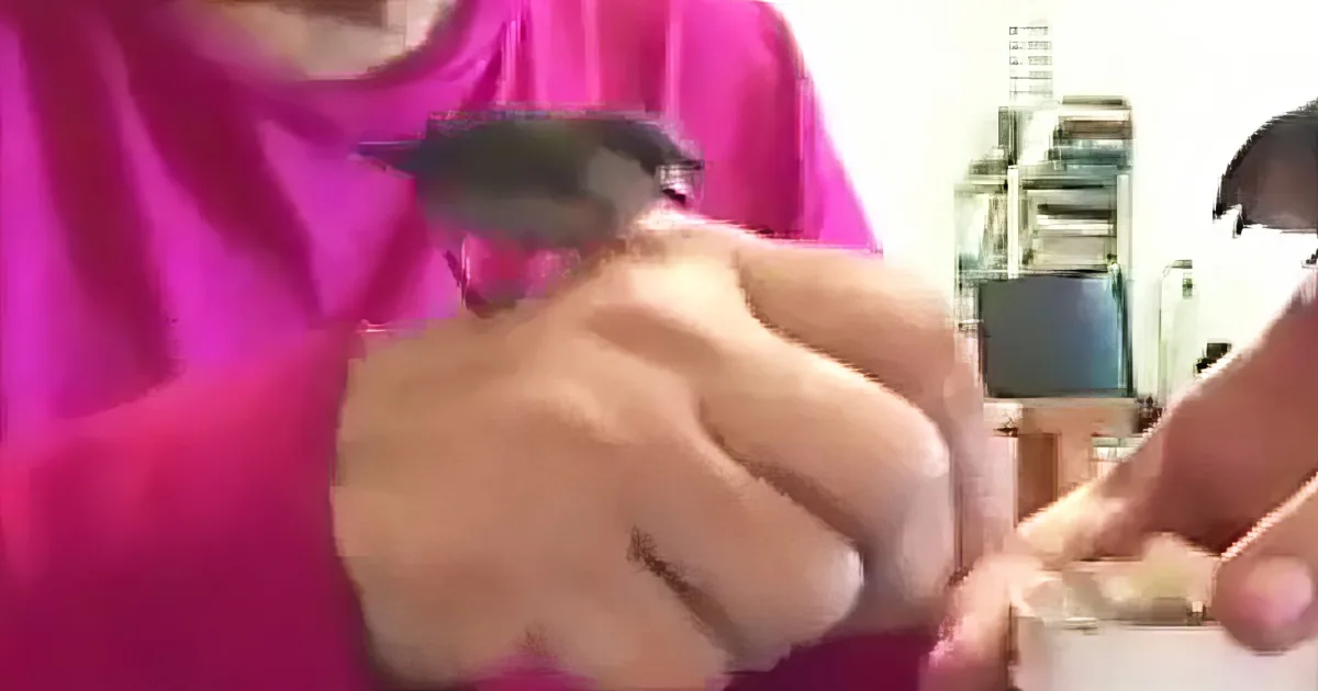 lady feeding cute baby birds
