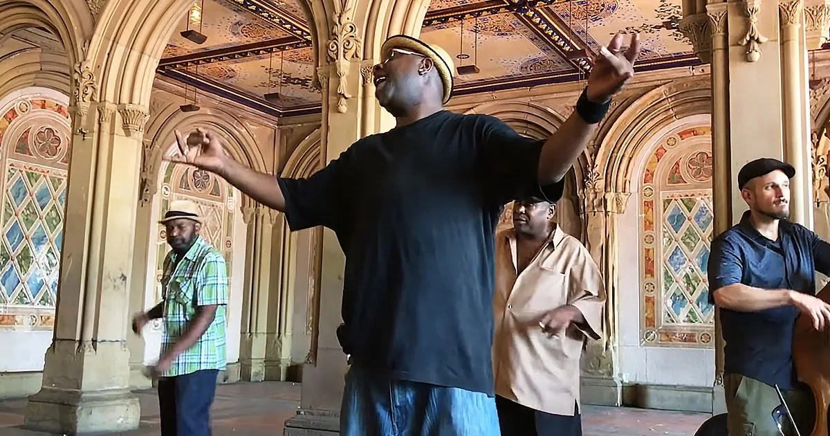 New York City Doo-Wop Group Enthrall Central Park With Soulful Performance of ''Stand by Me''