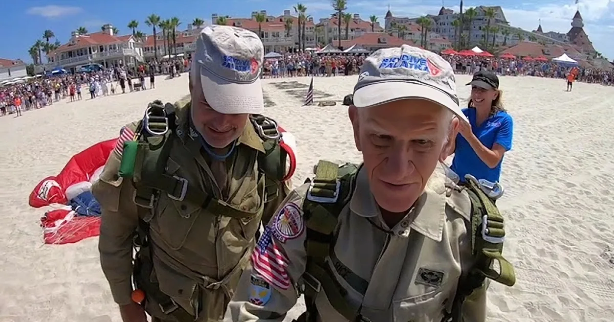 100-Year-Old World War II Hero Skydives to Celebrate 100th Birthday