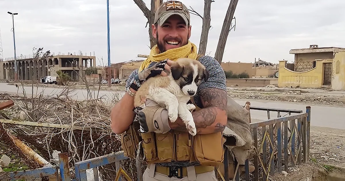 Orphaned Puppy in War-Torn Syria Adopted by Soldier, Gets Wonderful New Life