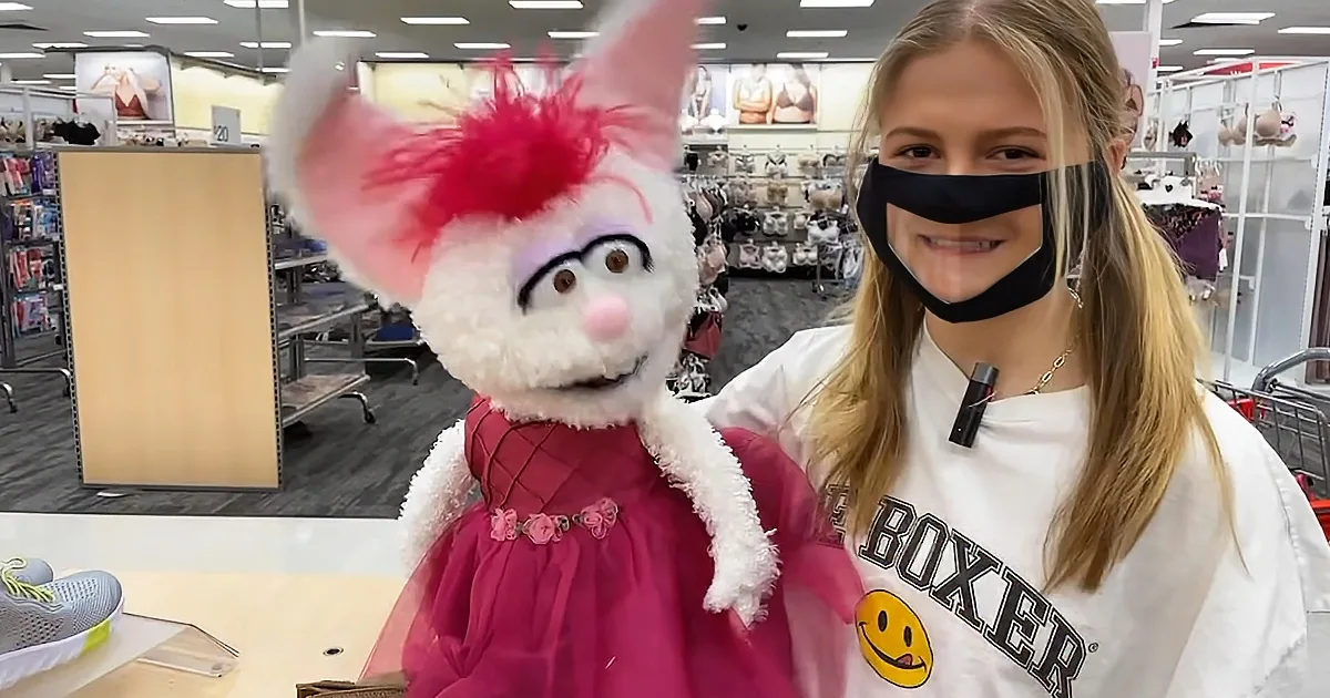 AGT Winner Darci Lynne Infiltrates Target With Petunia, the Puppet Bunny