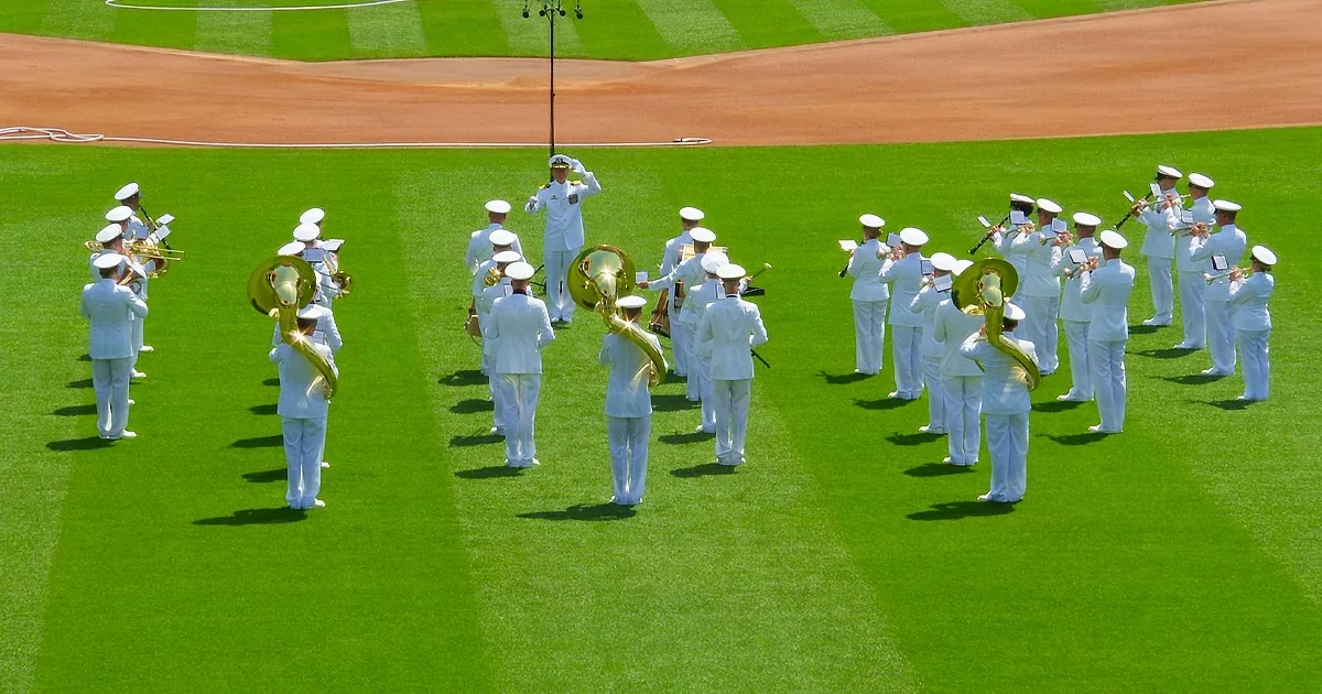 The U.S. Navy Band Knocks It out of the Park With 'The National Game'