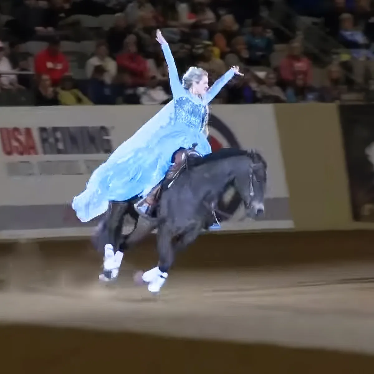 Laura Sumrall and her horse