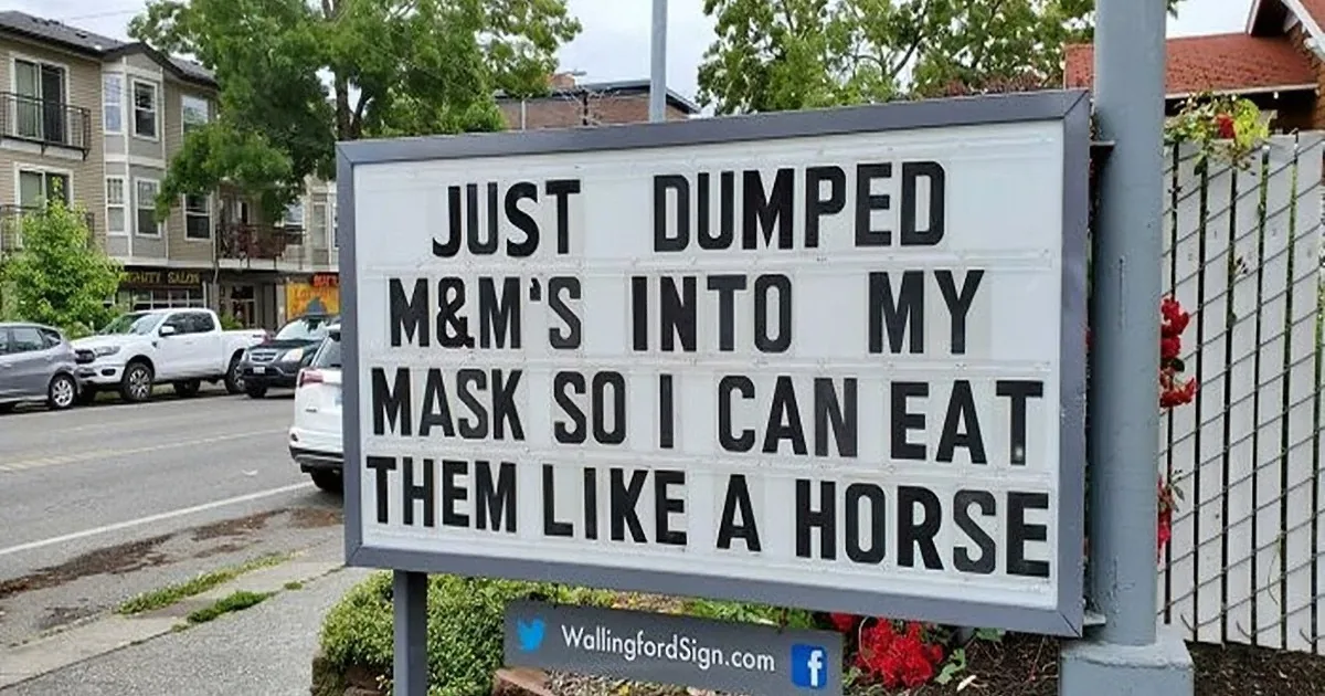 Gas Station Makes Whole Town Laugh With Hilarious New Signs Everyday