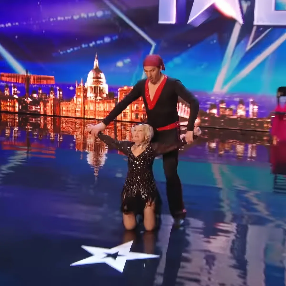 Paddy and her dance partner Nicko