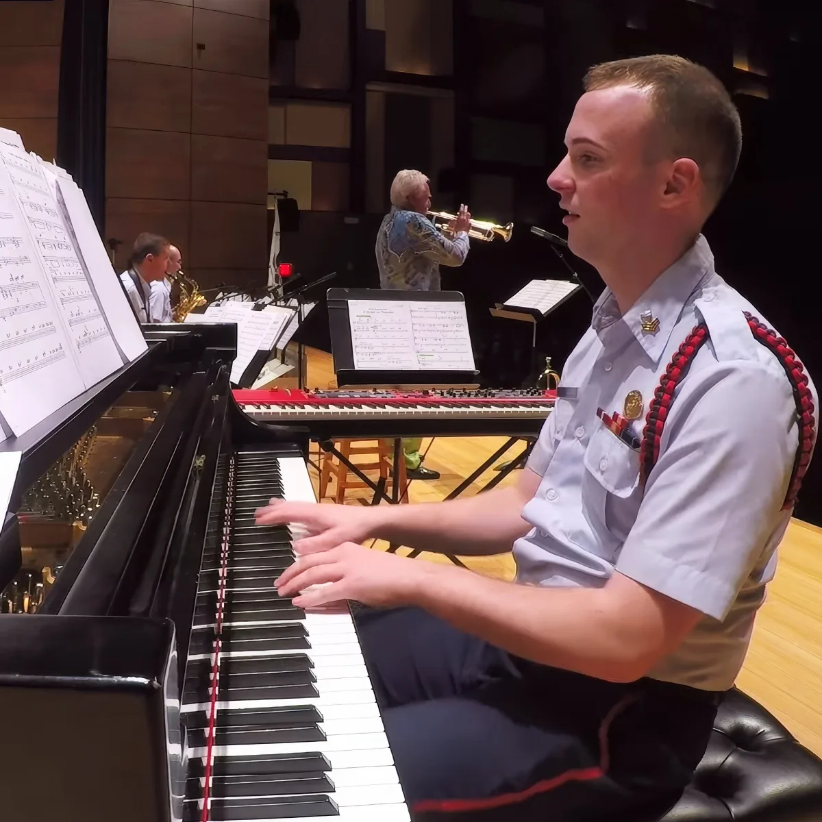 Doc Severinsen and the United States Coast Guard band