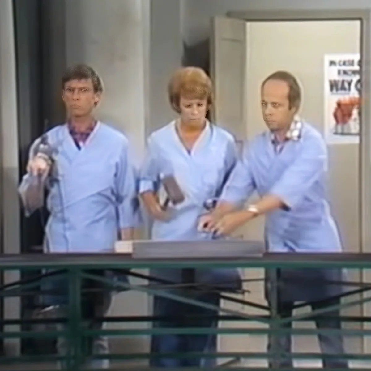Carol Burnett and Tim Conway