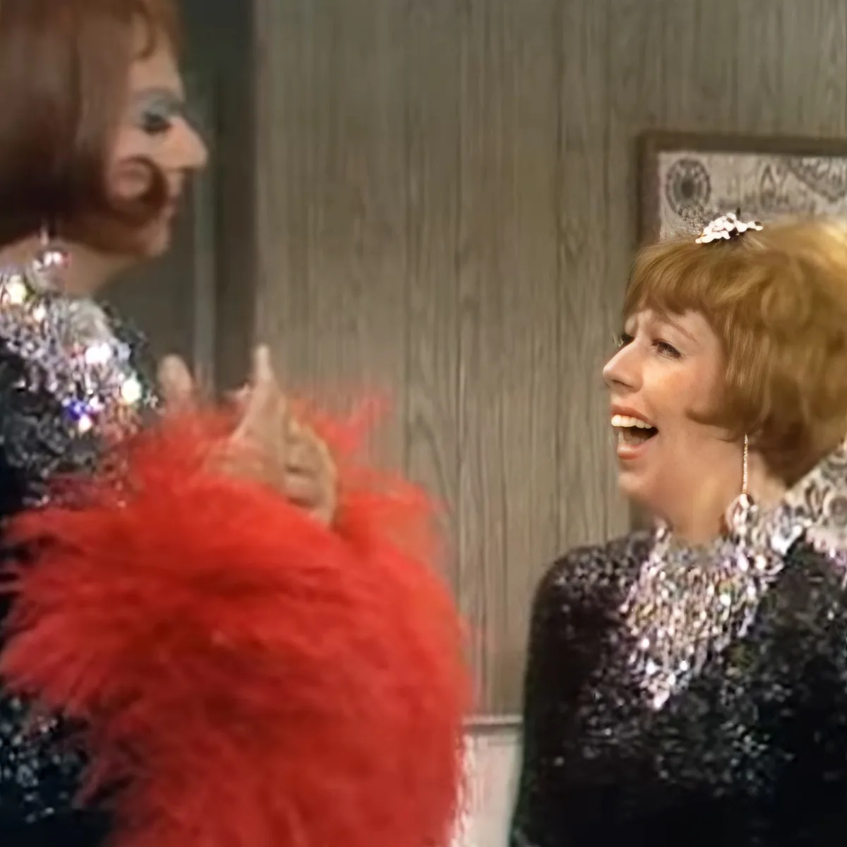 Harvey Korman and Carol Burnett