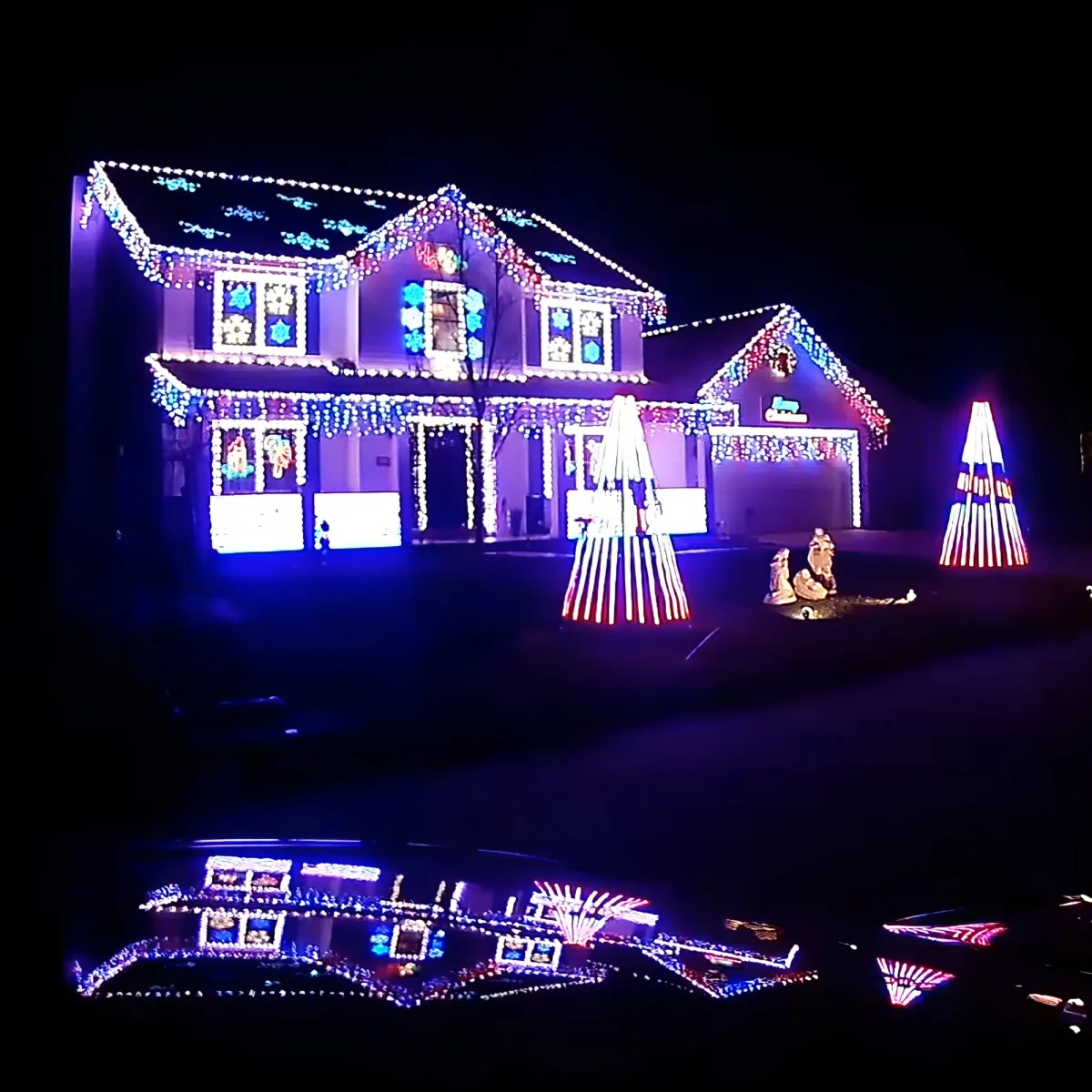 Christmas light show