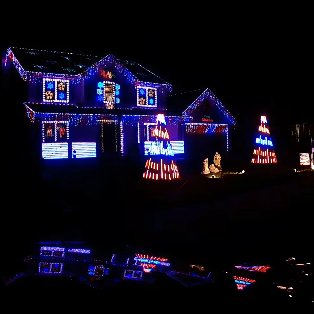 Christmas light show