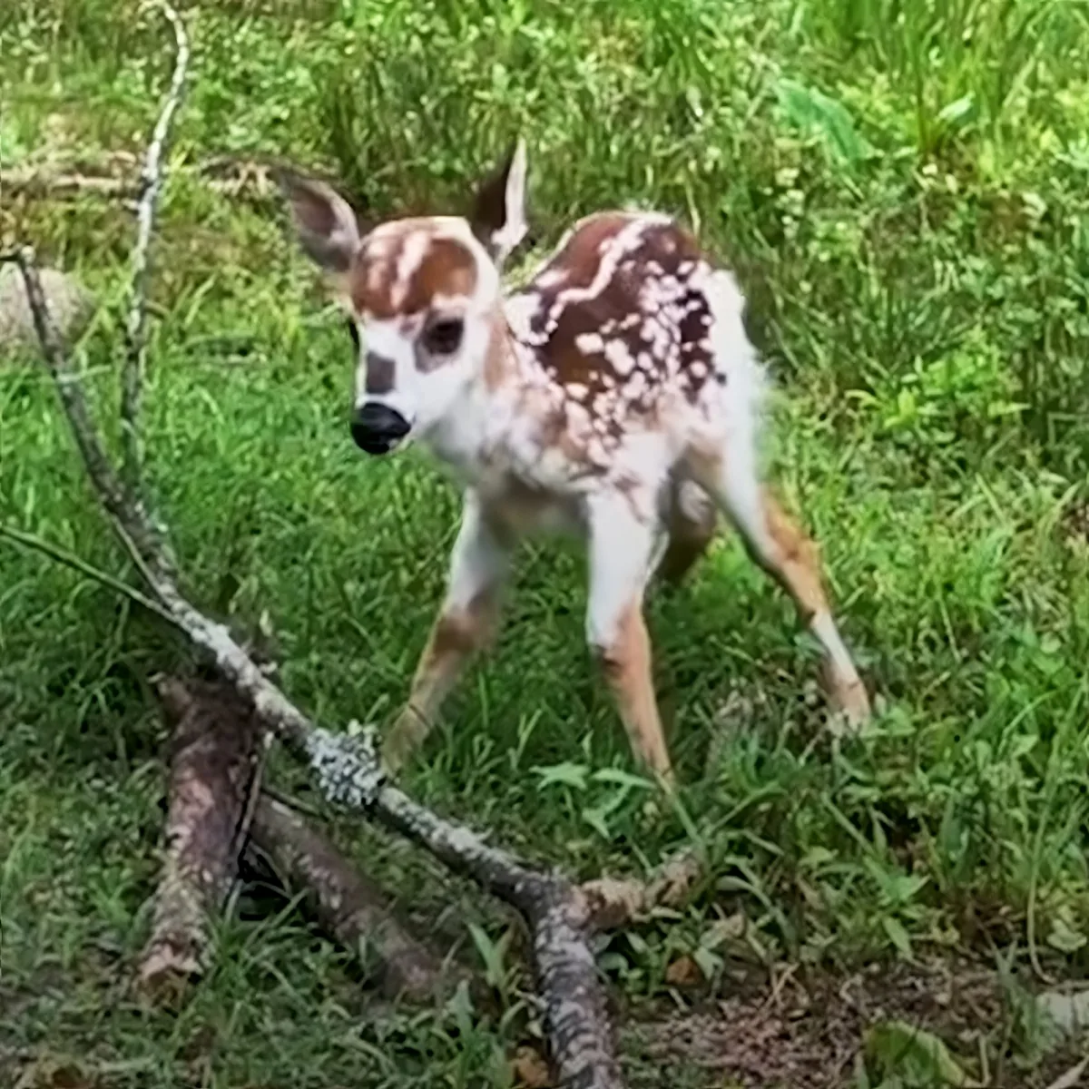 Abandoned baby deer