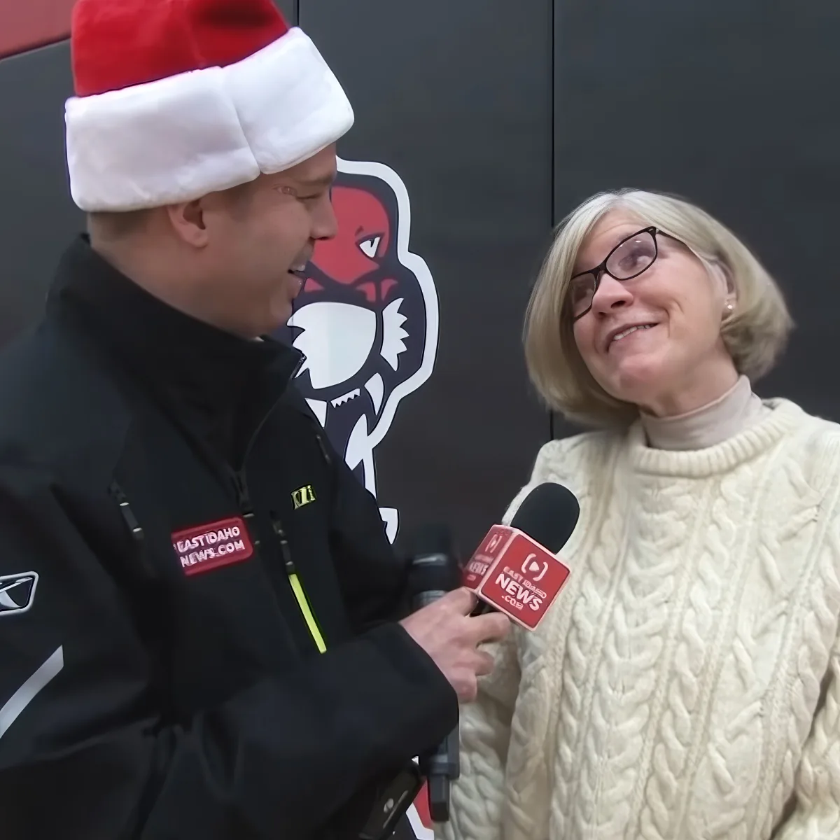 Surprised senior teacher