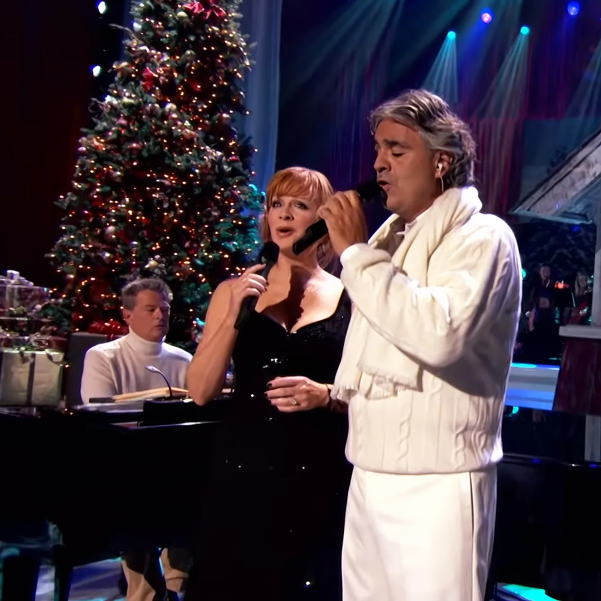 Andrea Bocelli and Reba McEntire