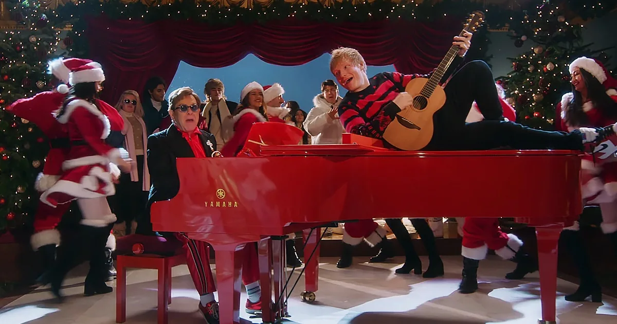''Merry Christmas'' From Elton John and Ed Sheeran Is the Music Video of the Decade
