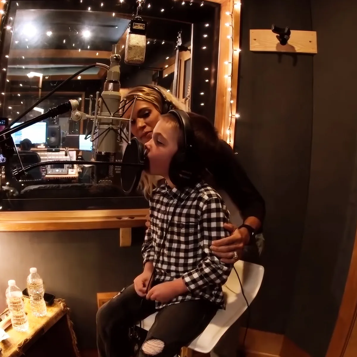 Carrie Underwood with her son