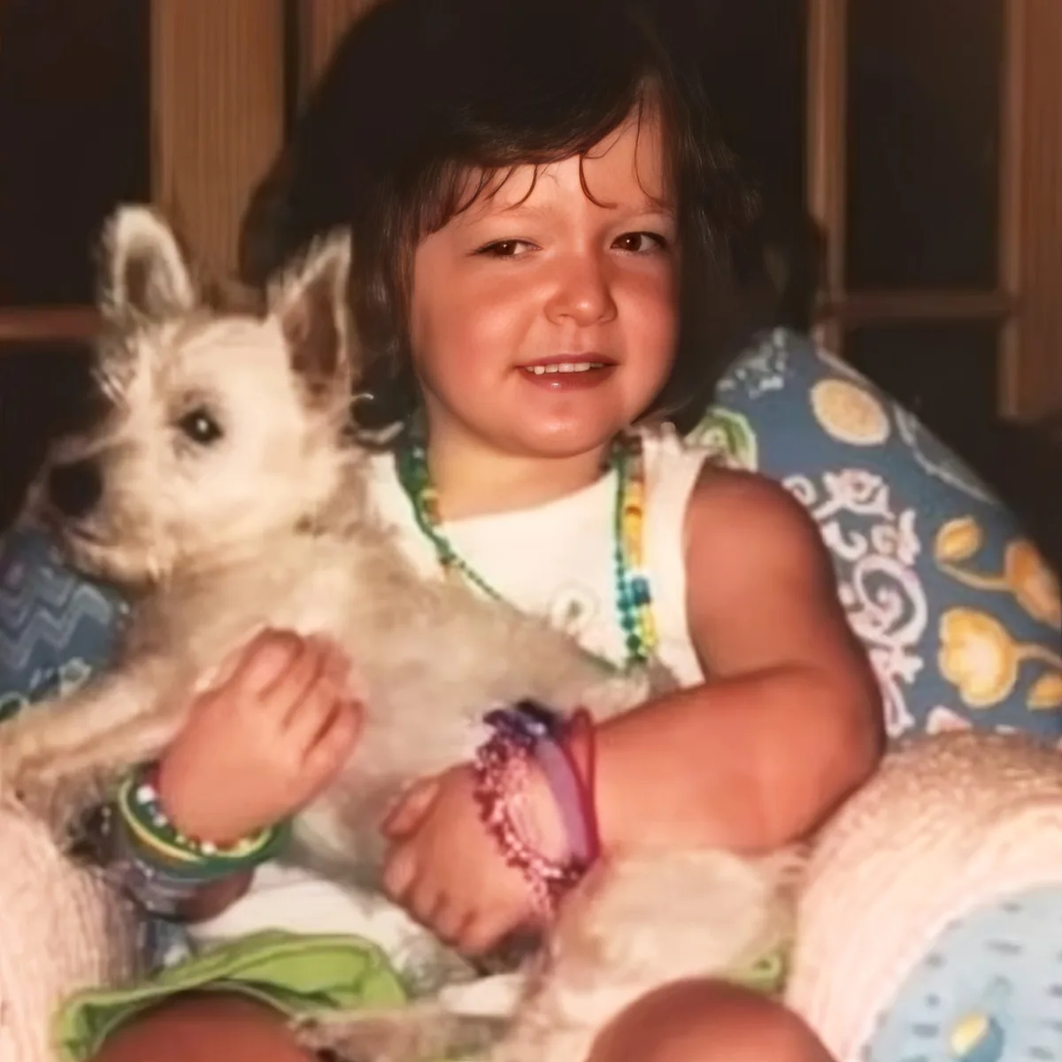 Lost dog and kid