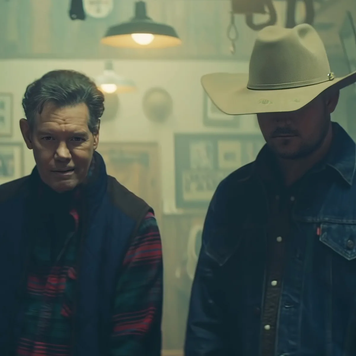 Randy Travis and Drew Parker