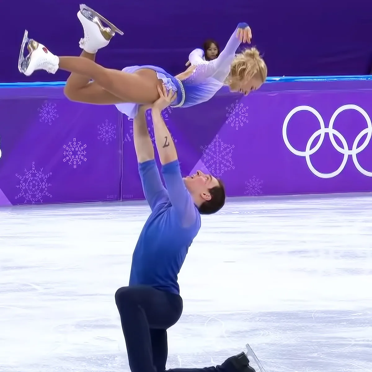 Figure skating couple