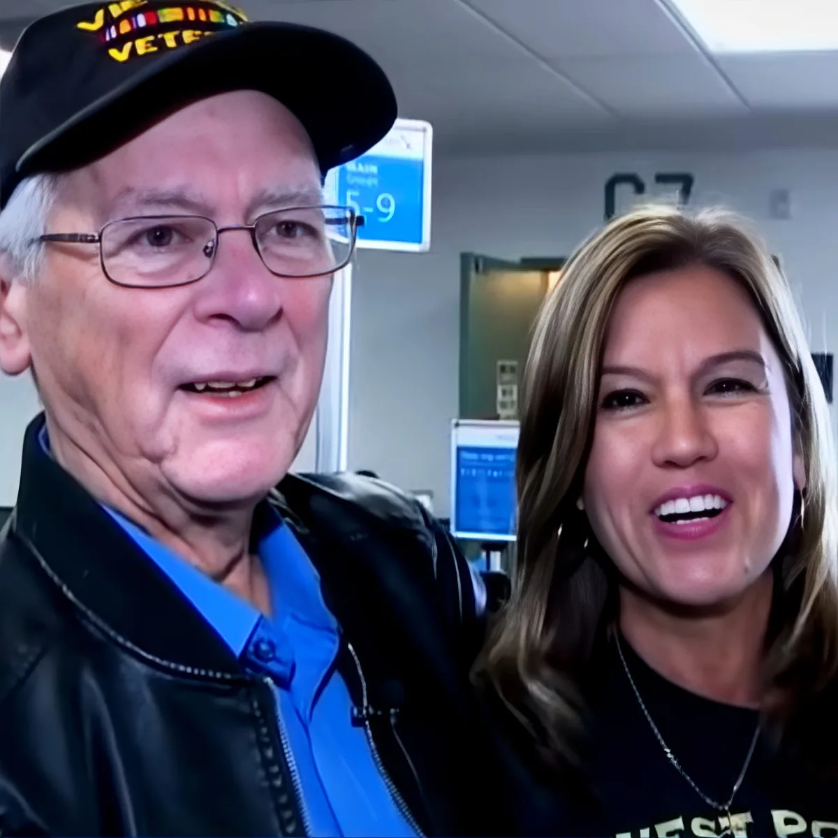 Vietnam veteran with daughter