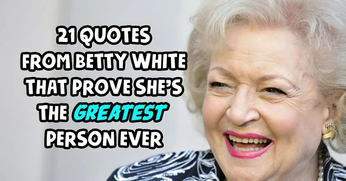 Betty White Has Audiences in Splits With Her Hilarious Sense of Humor