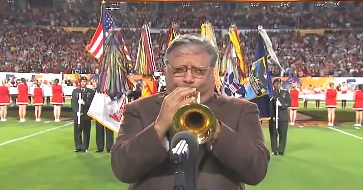 Trumpeter Plays U.S. National Anthem and Ends With Impossibly High Note
