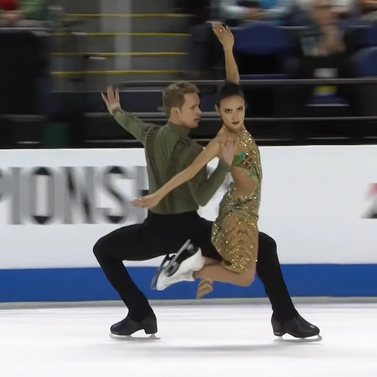 Figure skating couple