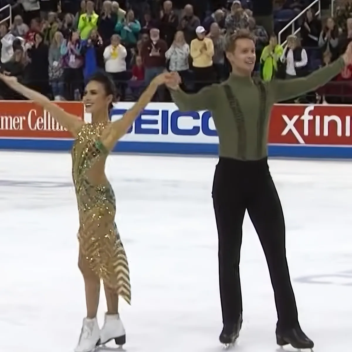 Figure skating couple