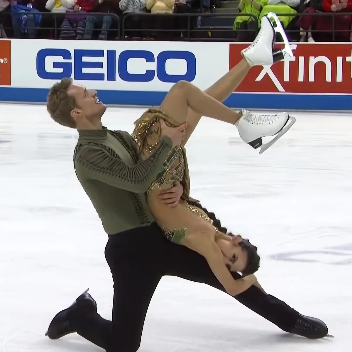 Figure skating couple