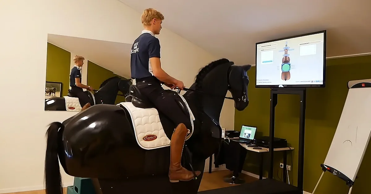 Trade-in Your Boring Exercise Equipment for This Horse Simulator