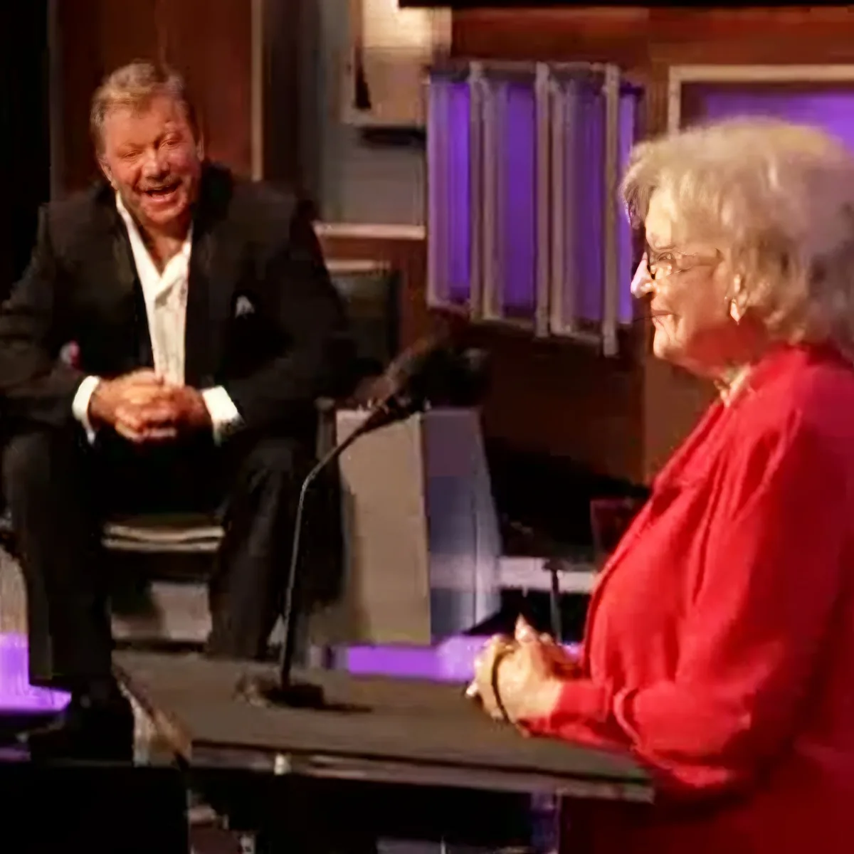 Betty White and William Shatner