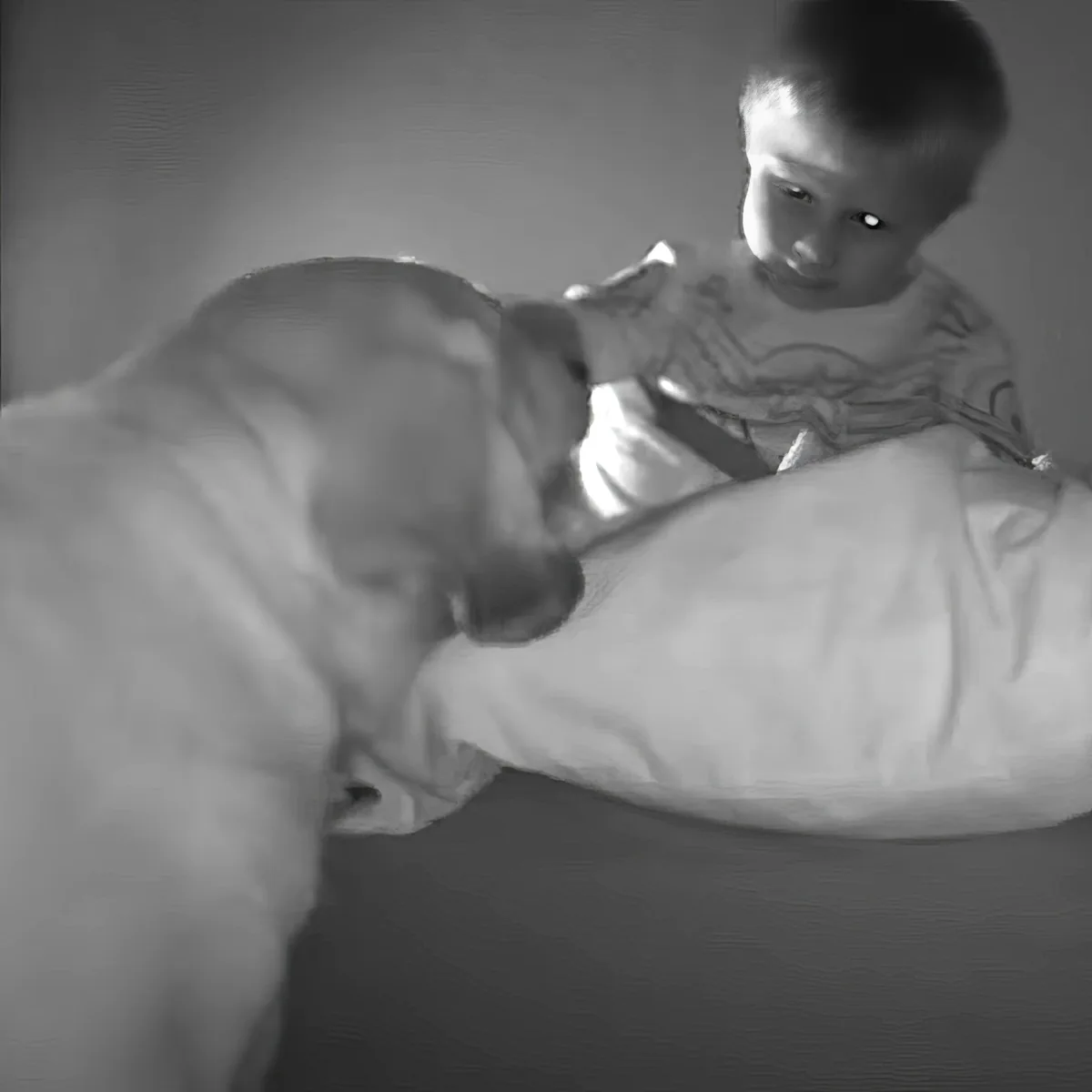 Dogs and baby