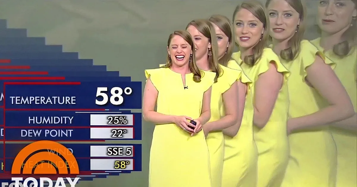 Meteorologist Has Newsroom Staff in Splits With Hilarious Green Screen Mishap