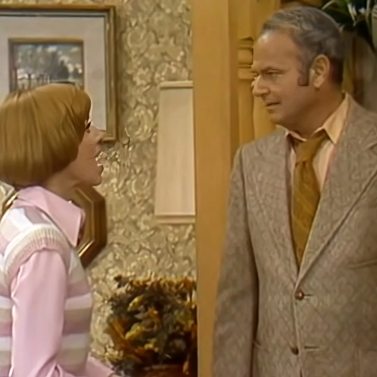 Carol Burnett and Harvey Korman