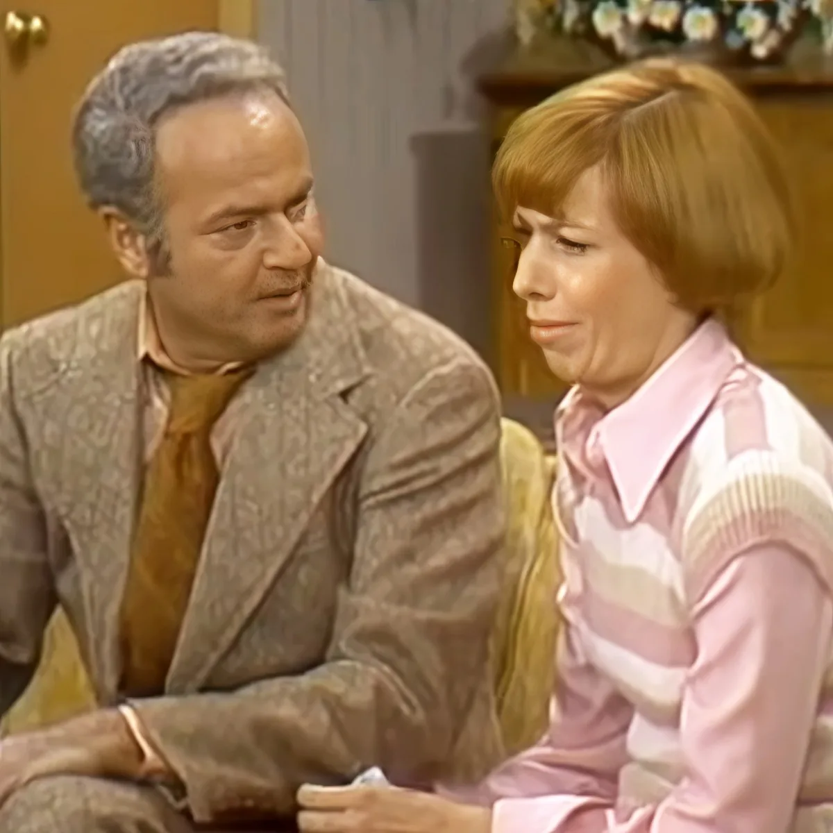 Carol Burnett and Harvey Korman