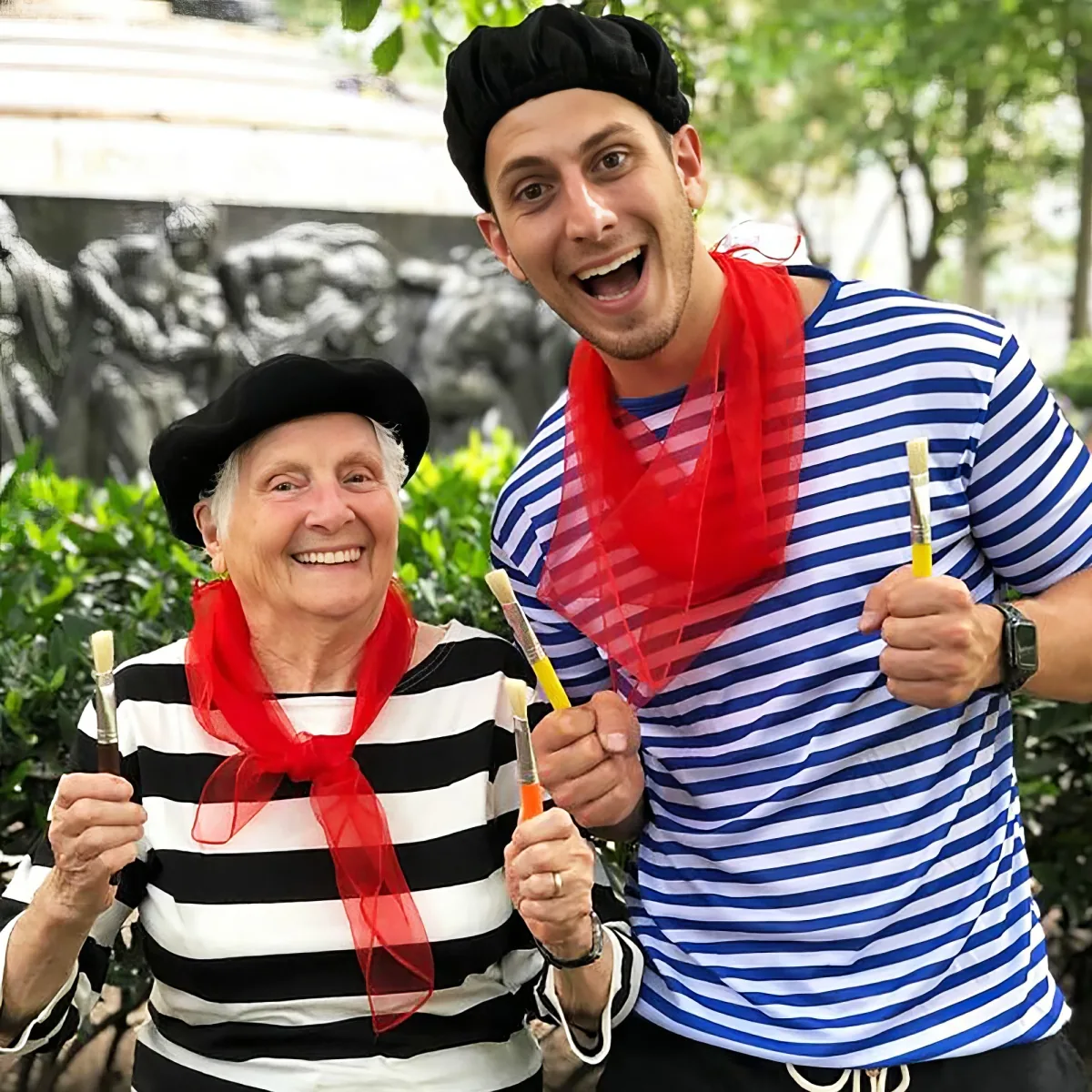 Grandma with her grandson