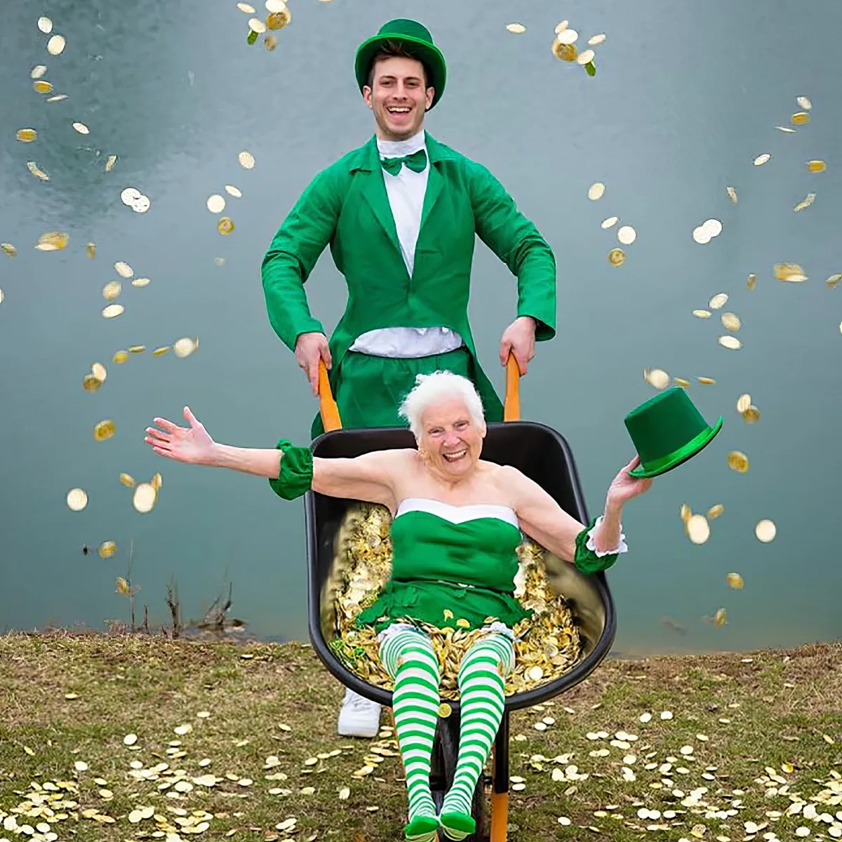 Grandma with her grandson