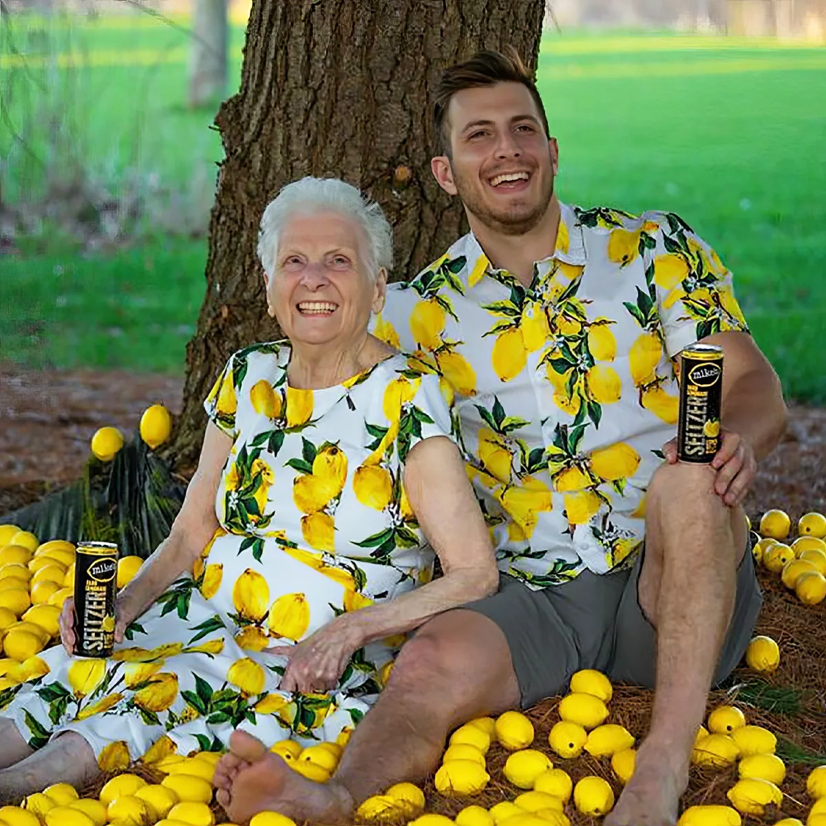 Grandma with her grandson
