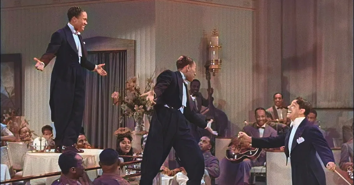 Nicholas Brothers and Cab Calloway's Legendary 'Stormy Weather' Tap Dance in Color