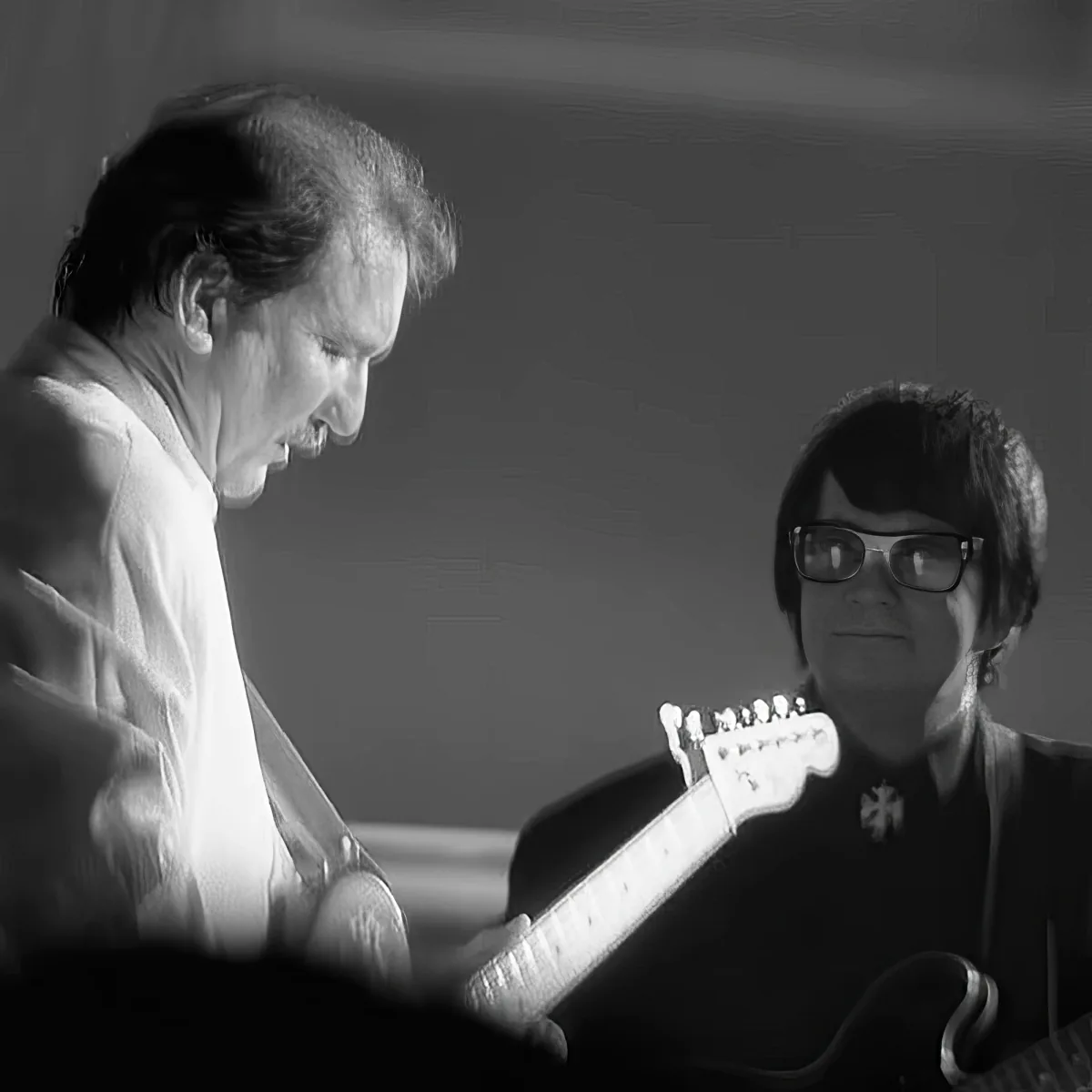 Roy Orbison and James Burton