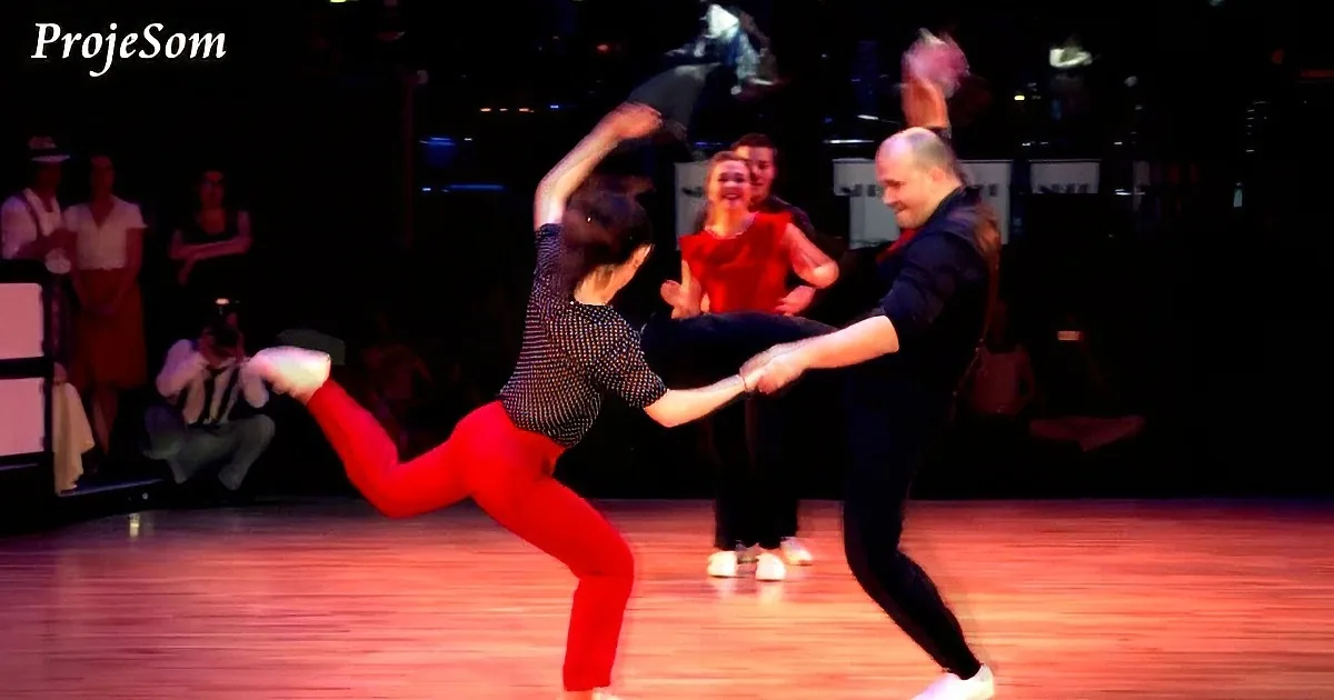 Couples Perform Incredible Boogie-Woogie Dance to Hit Rock and Roll Music