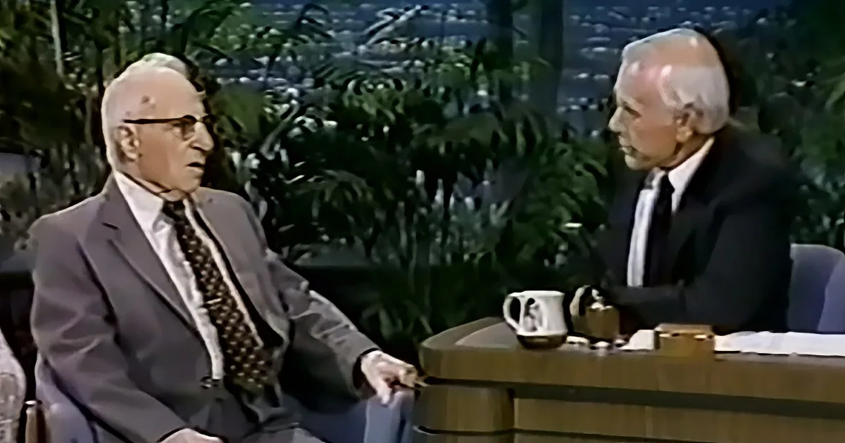 Merritt Heaton and Johnny Carson