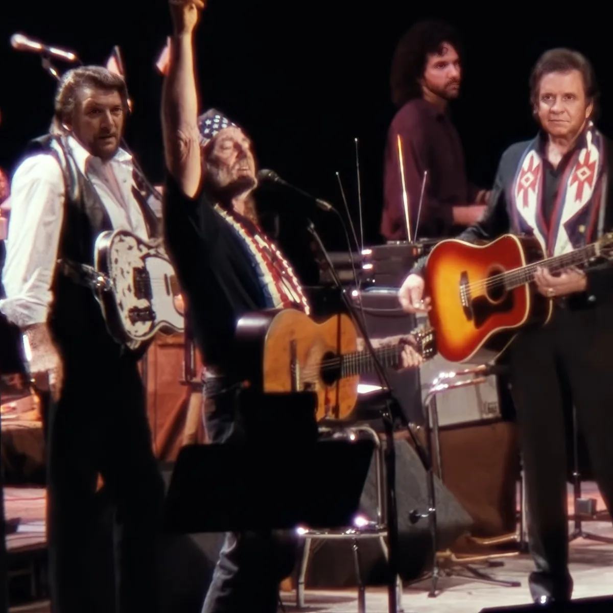 Willie Nelson with country supergroup ‘The Highwaymen’