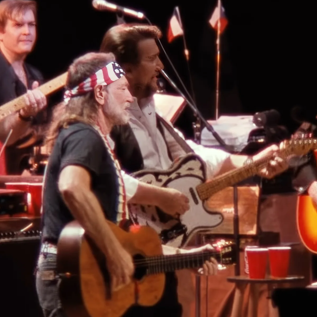 Willie Nelson with country supergroup ‘The Highwaymen’