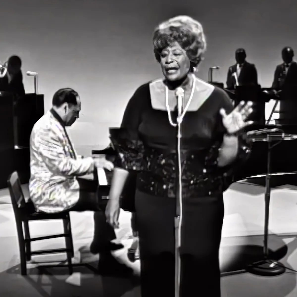 Ella Fitzgerald and Duke Ellington