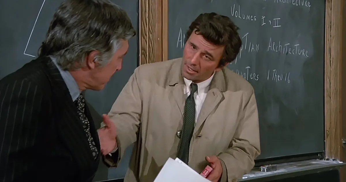 Columbo Crashes an Architecture Class to Solve a Case